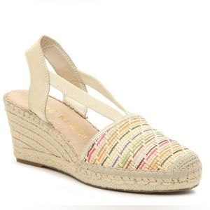 NWOB- Anne Klein Abbey Espadrille Wedge Sandal